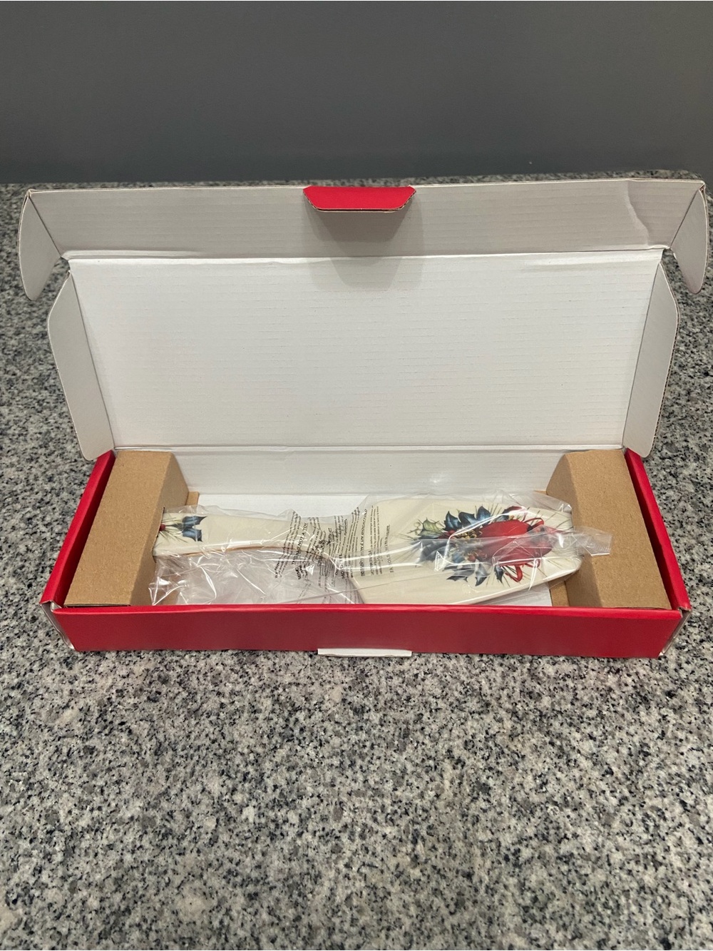 LENOX Winter Greetings Cardinal Pie Cake Dessert Server Christmas Porcelain NEW